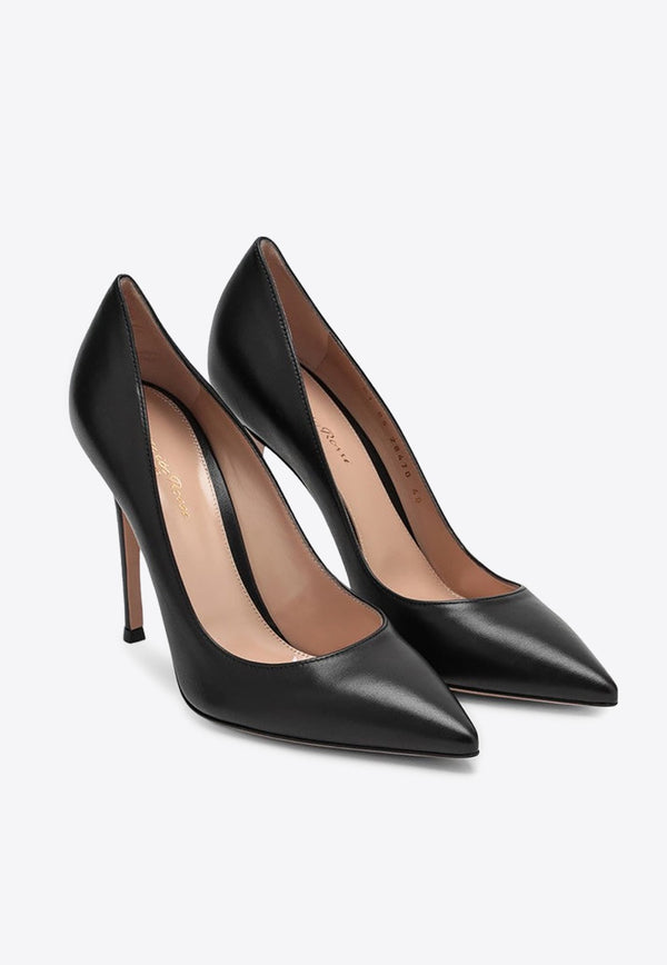 105 Pointed Leather Pumps