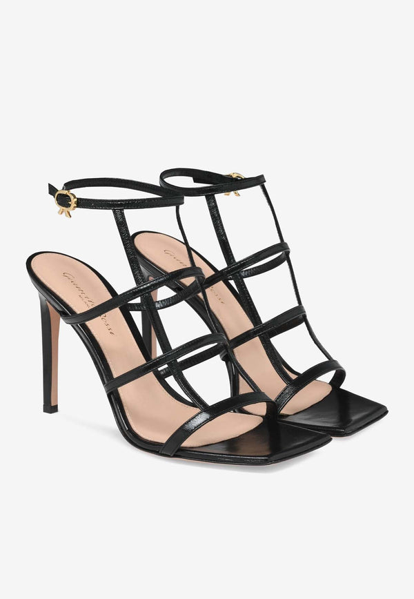 Mondry 95 Caged Leather Sandals