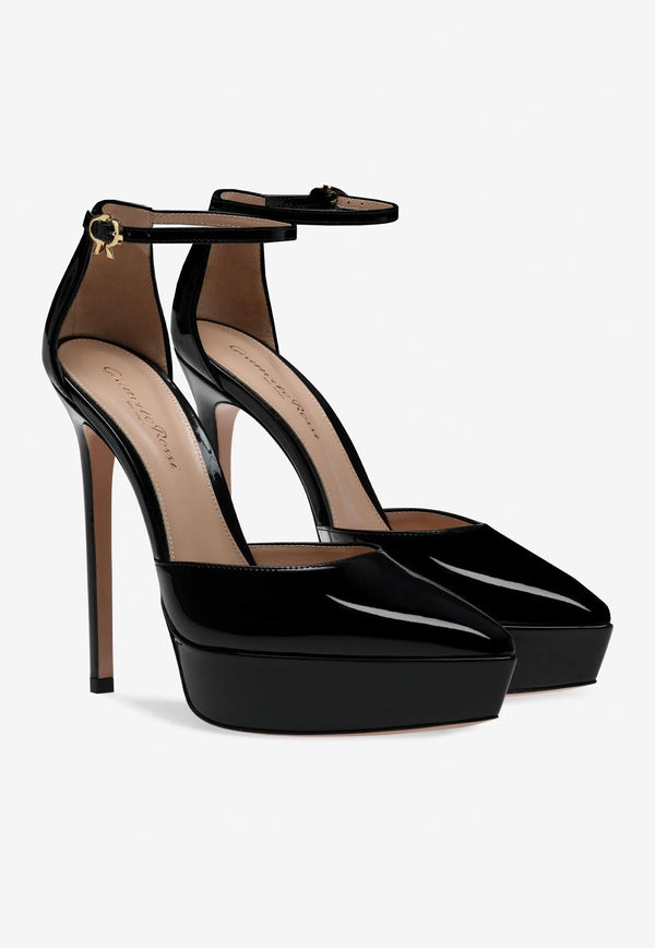 Kasia 105 Patent Leather Platform Pumps