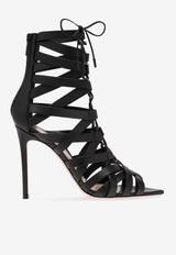 Catherine 105 Caged Ankle Boots in Nappa Leather