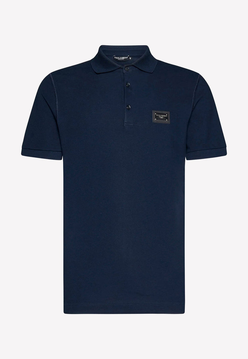 Logo-Plaque Polo T-shirt