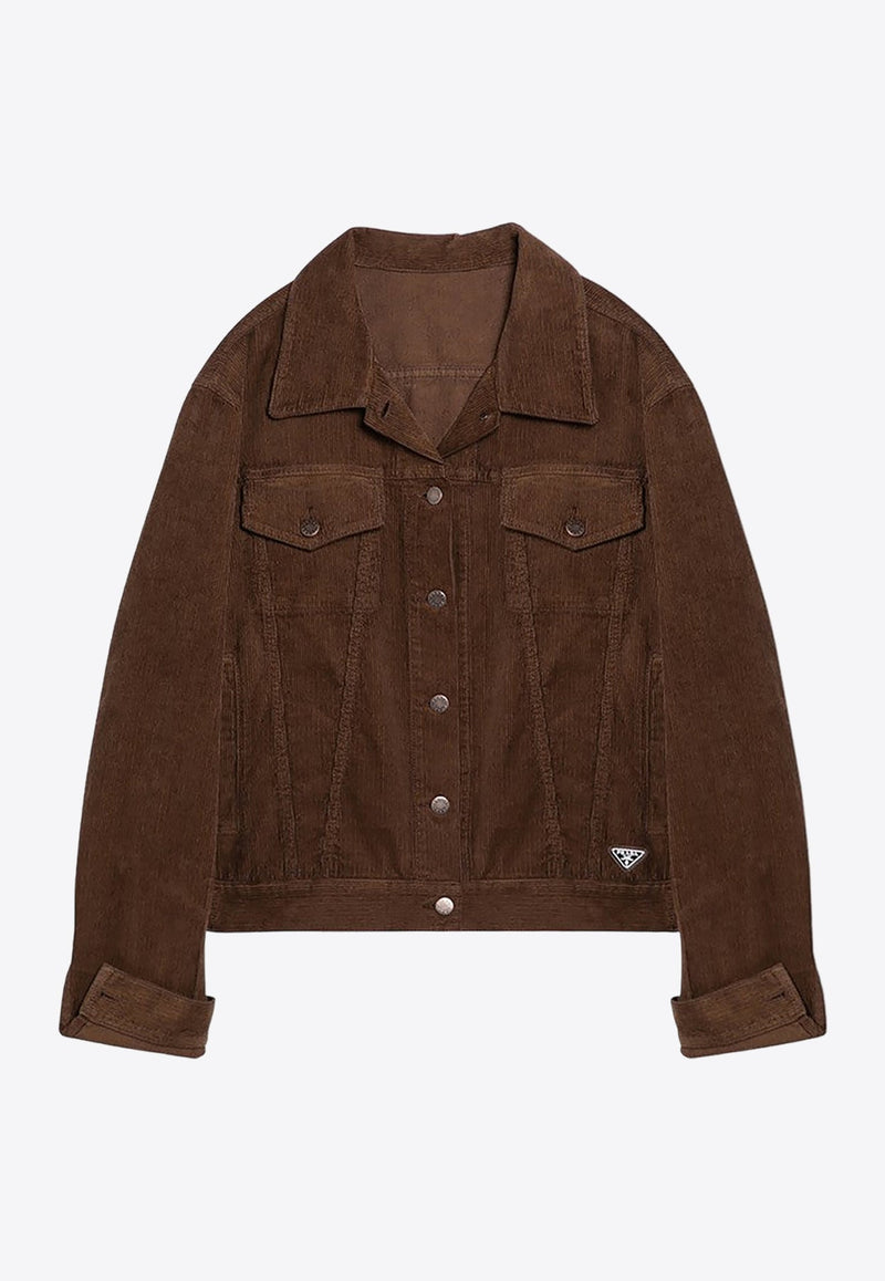 Corduroy Short Shirt Jacket