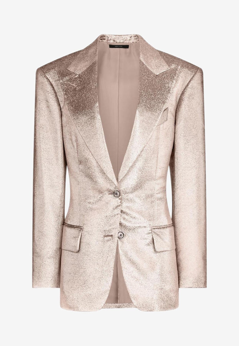 Single-Breasted Tailored Blazer