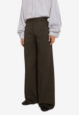 Wide-Leg Tailored Pants