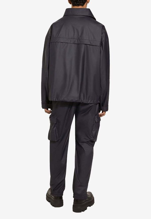 Drawstring Cargo Track Pants