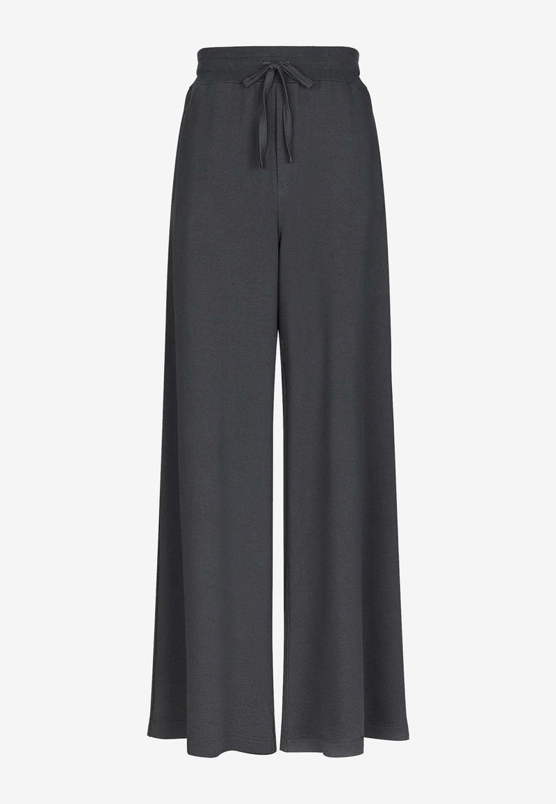 Wide-Leg Drawstring Pants