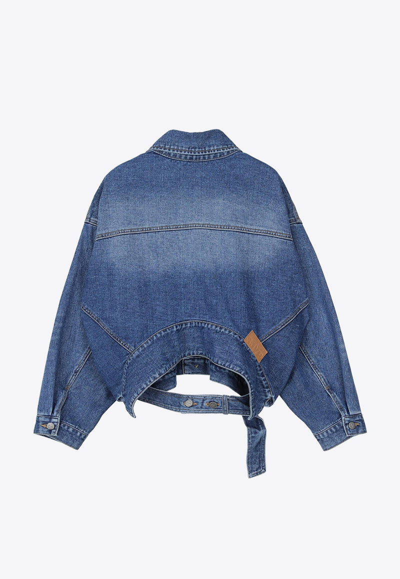 Asymmetric Denim Jacket