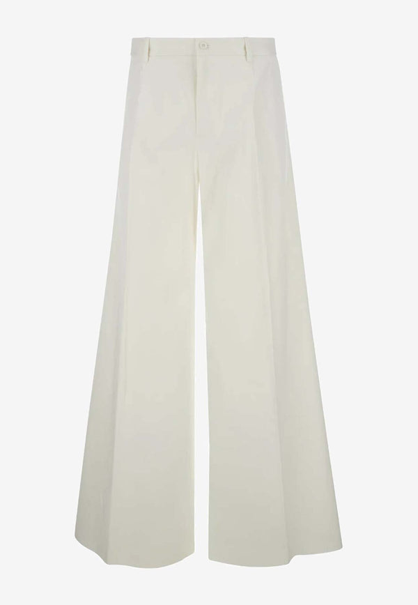 Tailored Wide-Leg Pants