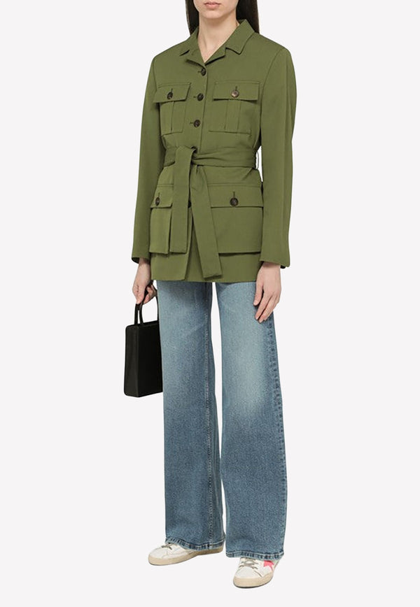 Field Jacket with Waist Belt