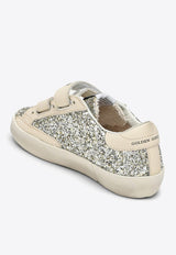 Kids Old School Glittered Low-Top Sneakers