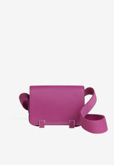 Geta Shoulder Bag in Magnolia Chevre Leather with Palladium Hardware