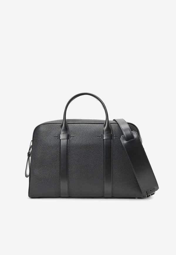 Pebbled Leather Briefcase