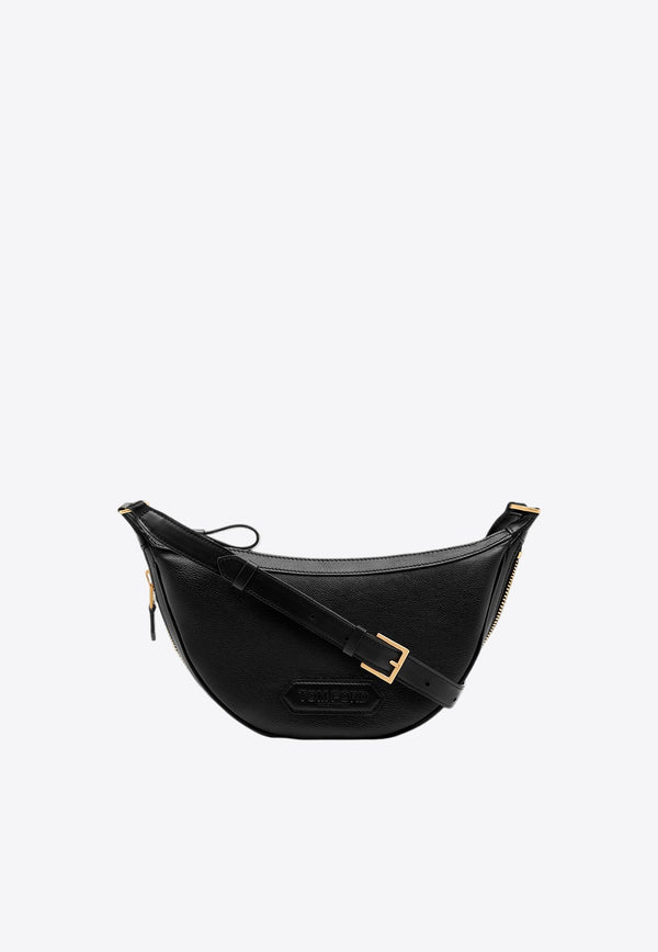 Crescent Leather Crossbody Bag