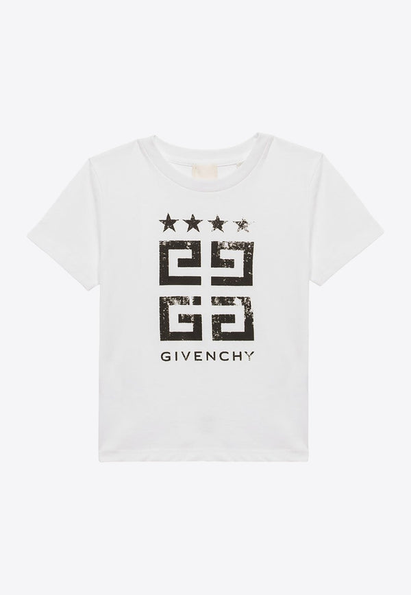 Boys 4G Stars Logo T-shirt