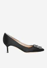 Hangisi 50 FMC Crystal-Embellished Satin Pumps