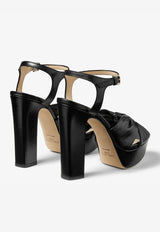 Heloise 120 Platform Sandals in Nappa Leather