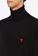 Logo Embroidered High-Neck Sweater