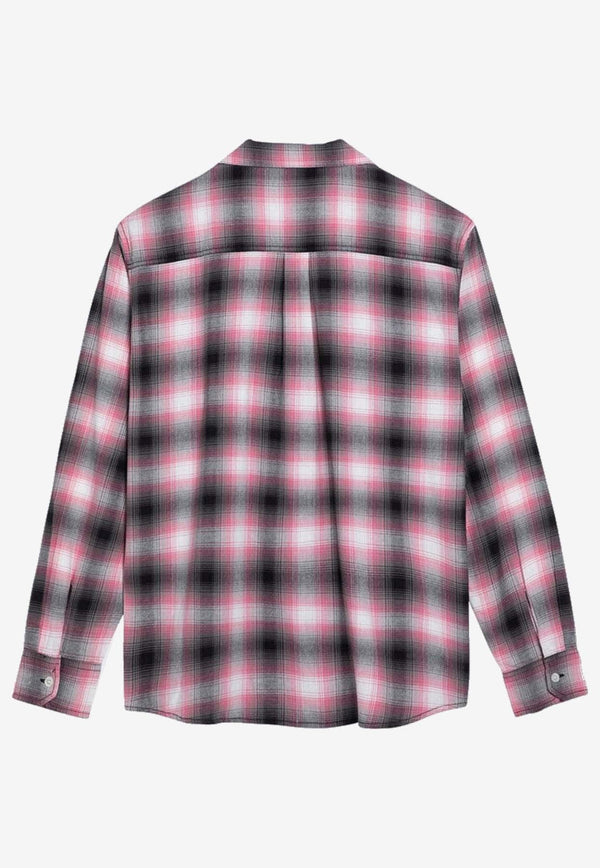 Plaid Check Long-Sleeved Shirt