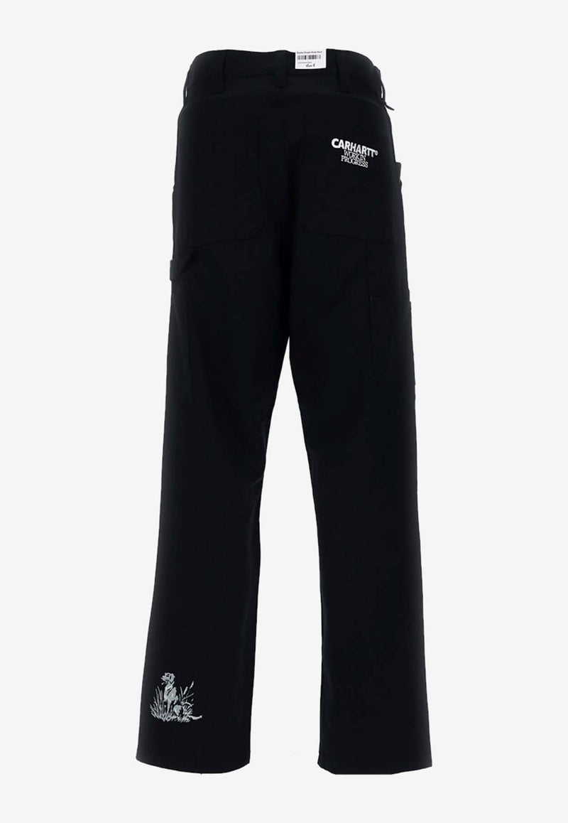 Ducks Single-Knee Straight Pants