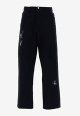 Ducks Single-Knee Straight Pants