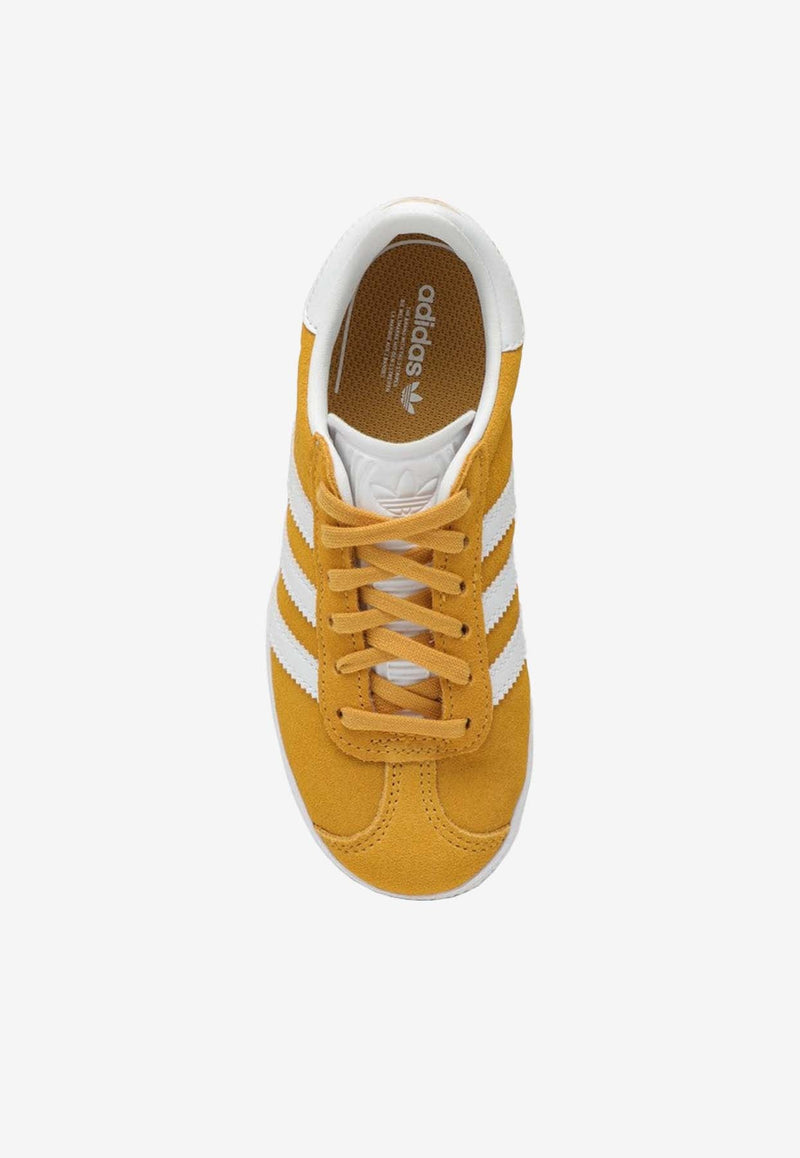 Girls Gazelle Suede Low-Top Sneakers