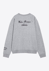 X Wales Bonner Printed Crewneck Sweatshirt