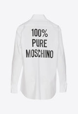 Logo Print Long-Sleeved Shirt