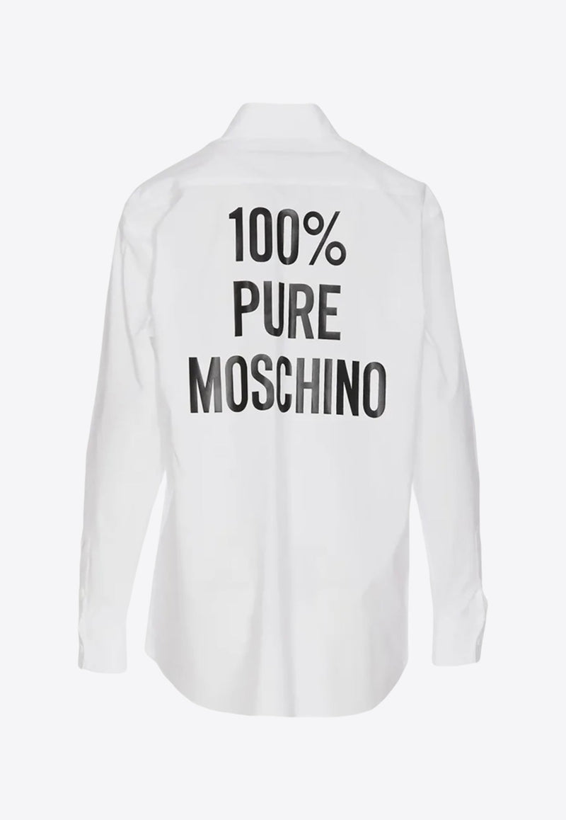 Logo Print Long-Sleeved Shirt