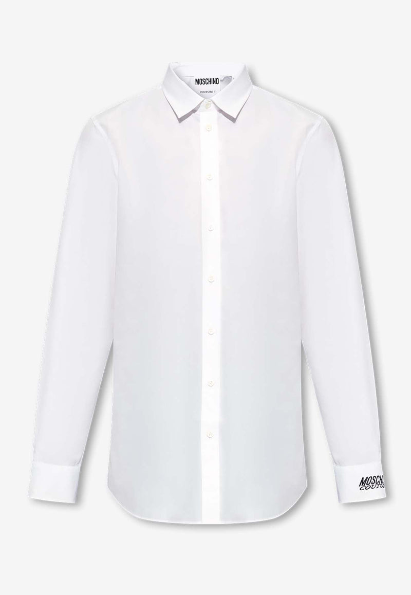 Long-Sleeved Button-Up Shirt