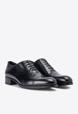 Edgar Leather Brogue Lace-Up Shoes