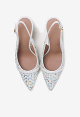 Jama 70 Sequin-Embellished Pumps