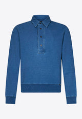 Long-Sleeved Polo T-shirt