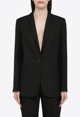 Essential Single-Breasted Tailored Blazer