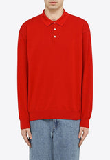 Long-Sleeved Polo T-shirt