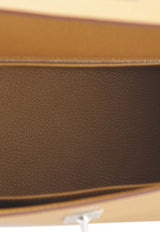Kelly 25 Sellier in Sesame Epsom Leather with Palladium Hardware