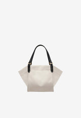 Medium Amalfie Logo-Printed Tote Bag