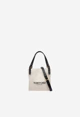 Small Amalfie Logo-Printed Tote Bag