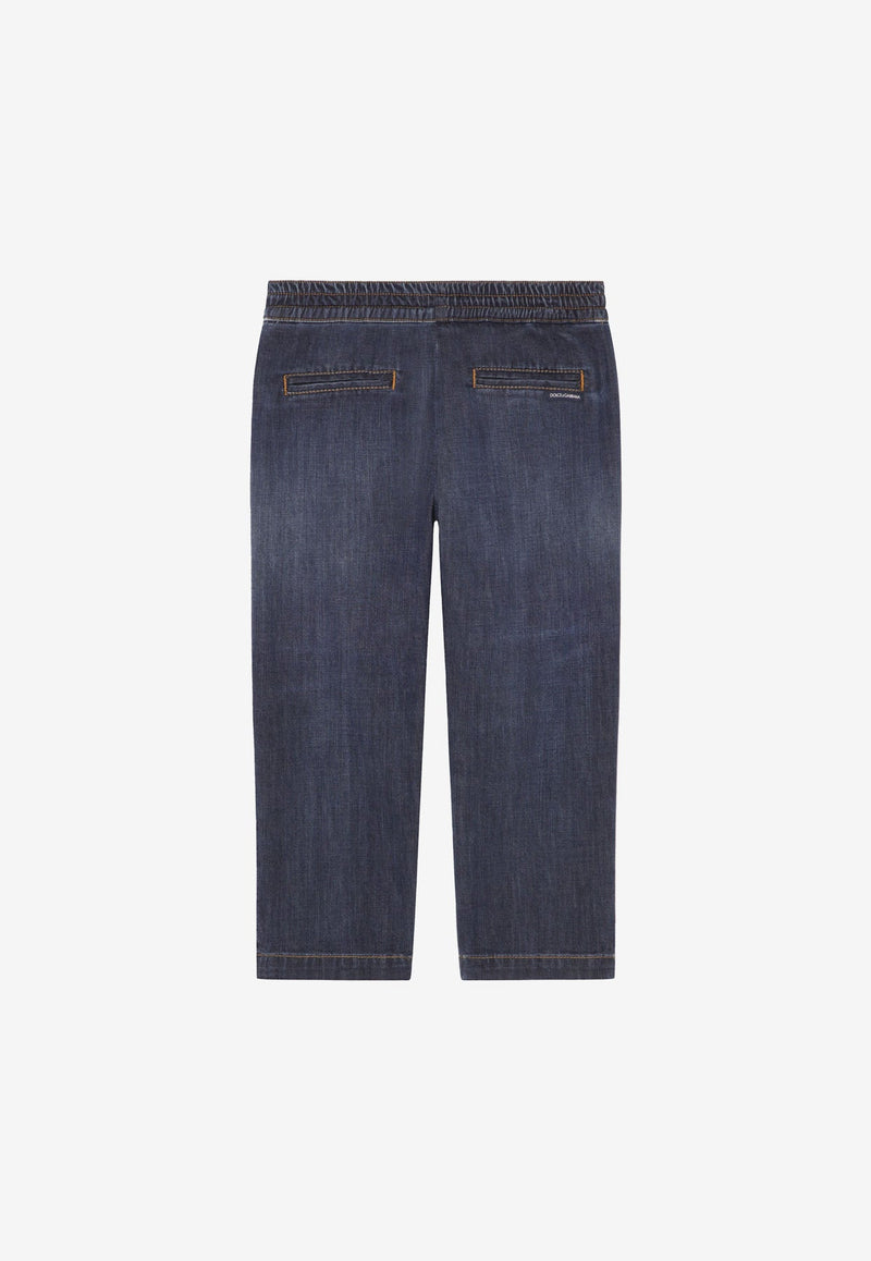 Boys Drawstring Jeans