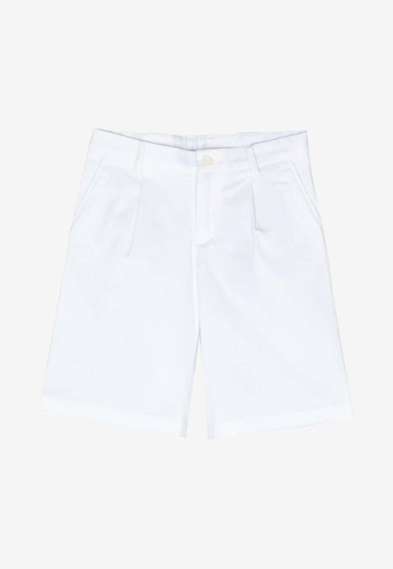 Boys Logo-Plaque Drawstring Shorts