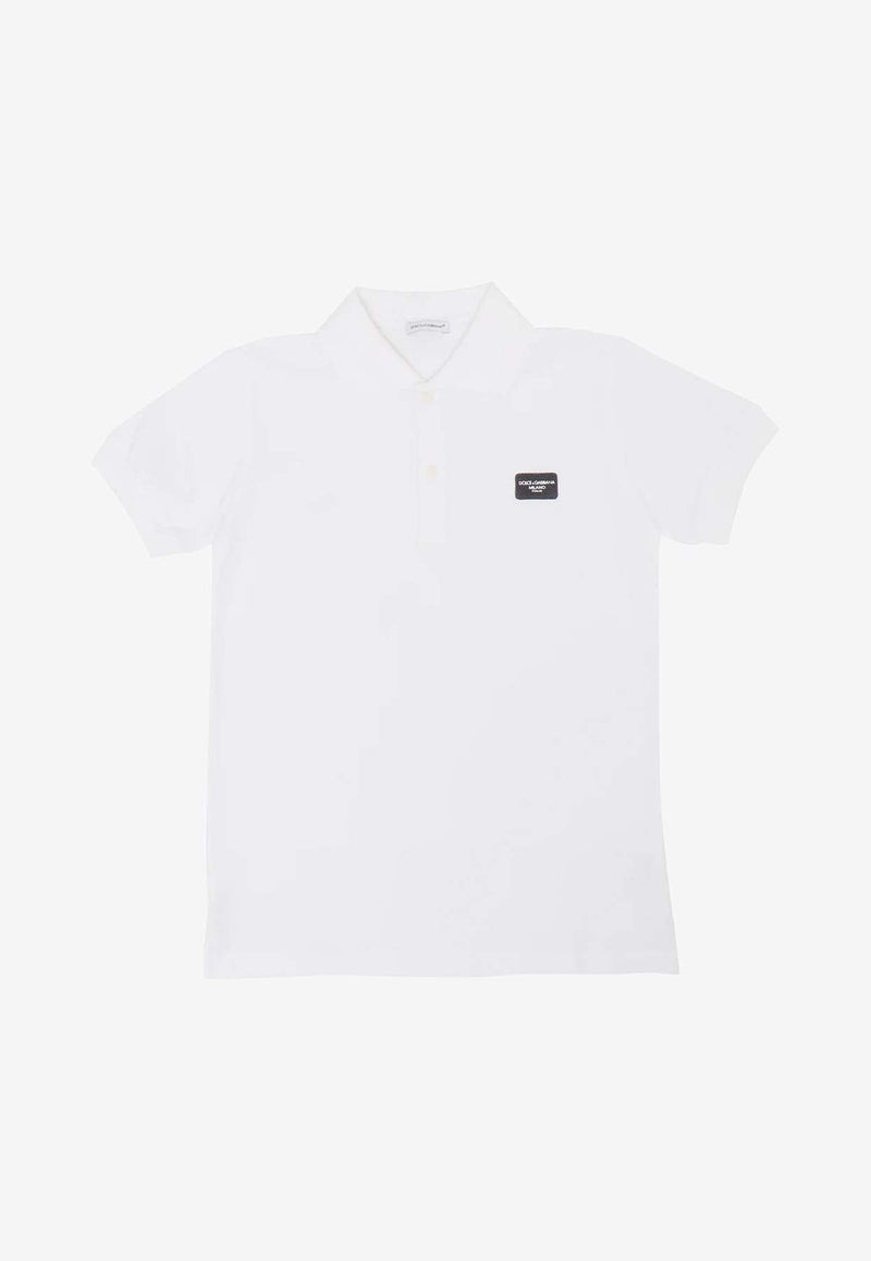 Boys Logo Tag Polo T-shirt