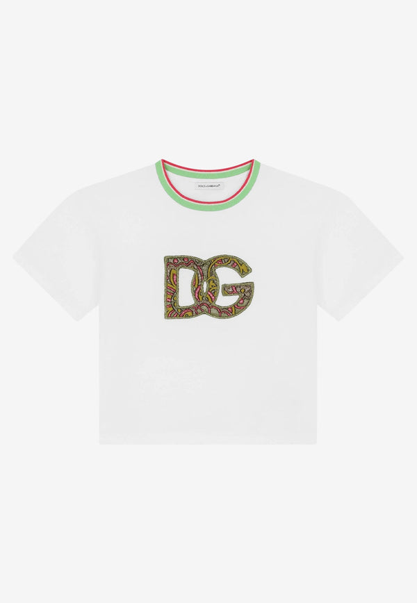 Girls Brocade DG Patch T-shirt