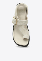 Ease 70 Oversized Buckle Suede Sandals