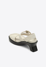 Ease 70 Oversized Buckle Suede Sandals