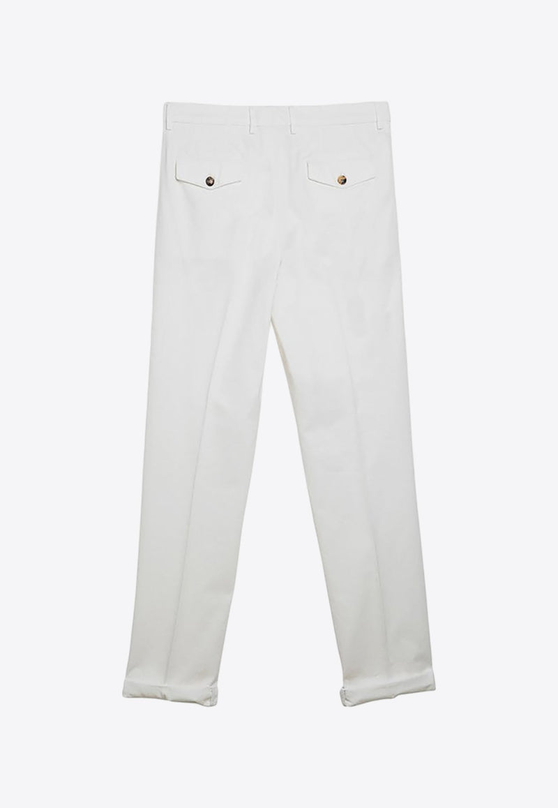 Tapered-Leg Chino Pants