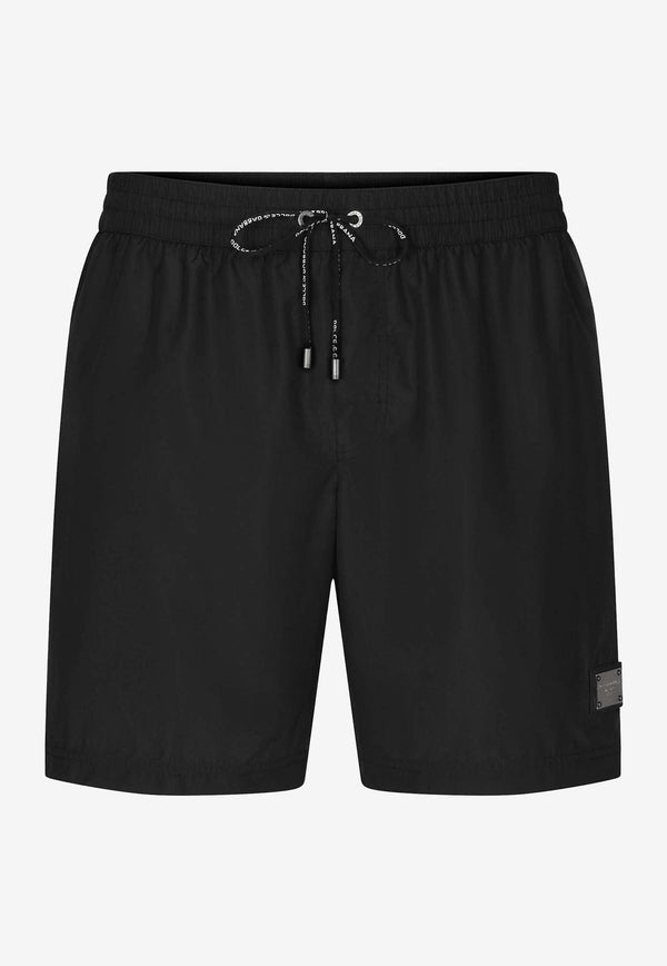 Logo Plaque Swim Shorts