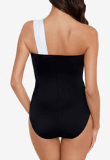 Colorblocked Goddess One-Piece Swimsuit