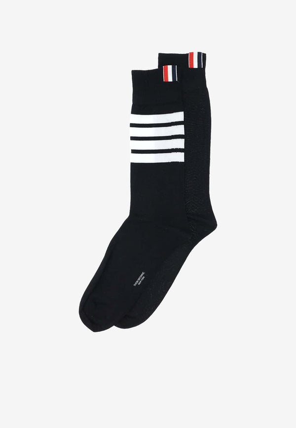 4-bar Stripes Mid-Calf Socks