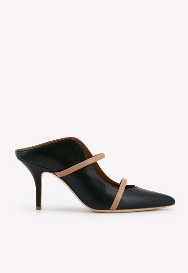 Maureen 70 Pointed Mules in Nappa Leather