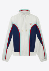 Logo Patch Paneled Track Jacket