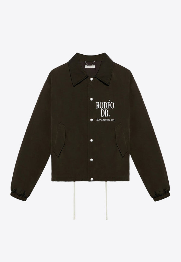 Rodeo Drive Print Coach Jacket